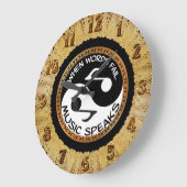 Yin Yang met muziekwoorden 1 Grote Klok (Hoek)