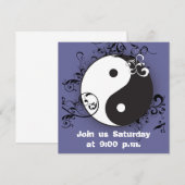 Yin-Yang met scrollen Kaart (Voorkant / Achterkant)