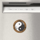 Yin-Yang met scrollen Magneet (Insitu (Vaatwasser))