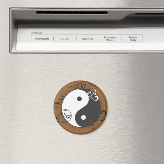Yin-Yang met scrollen Magneet (Insitu (Vaatwasser))