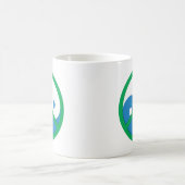 Yin-Yang met vredesbord Koffiemok (Center)