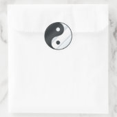 Yin Yang Metal Ronde Sticker (Tas)