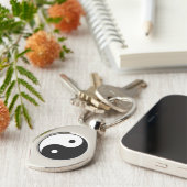 Yin Yang Metal Sleutelhanger (Zijkant)