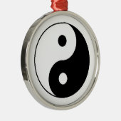 Yin Yang Metalen Ornament (Rechts)