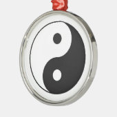 Yin Yang Metalen Ornament (Links)