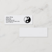Yin Yang Mini Visitekaartje (Voorkant / Achterkant)