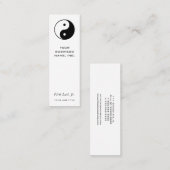 Yin Yang Mini Visitekaartje (Voorkant / Achterkant)
