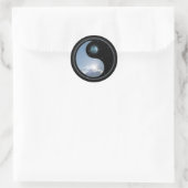 Yin Yang Moon Sun Ronde Sticker (Tas)