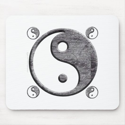 Yin Yang Mousepad Muismat (Voorkant)