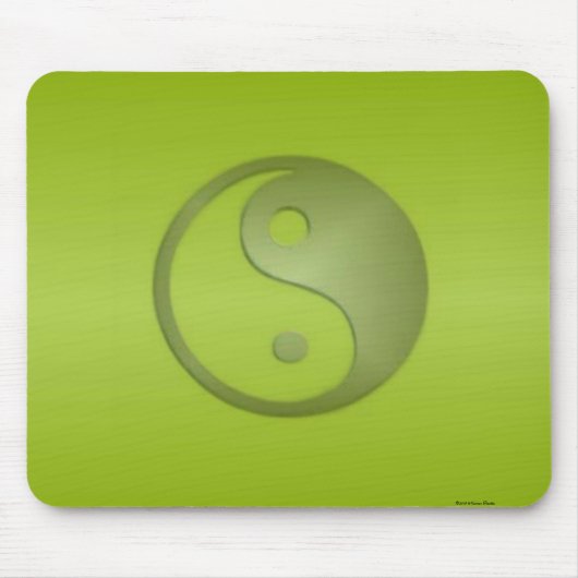 Yin Yang Mousepad Muismat (Voorkant)