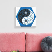 Yin Yang Mozaïek Canvas Kunst (Insitu (Woonkamer))