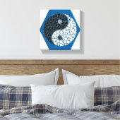 Yin Yang Mozaïek Canvas Kunst (Insitu (Slaapkamer))
