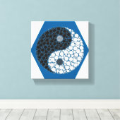 Yin Yang Mozaïek Canvas Kunst (Insitu (Houten vloer))
