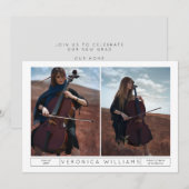 Yin & Yang Music Afstuderen Uitnodiging (Voorkant / Achterkant)