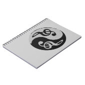 yin yang muzieklevernoot notitieboek (Linkerzijde)