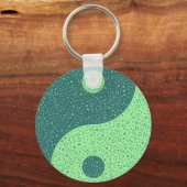 Yin Yang Muzieknoten Sleutelhanger (Voorkant)