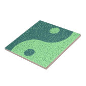 Yin Yang Muzieknoten Tegeltje (Zijkant)