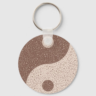 Yin Yang Muzieknotities  Sleutelhanger