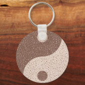 Yin Yang Muzieknotities  Sleutelhanger (Voorkant)