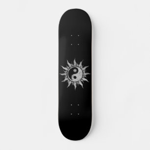 Yin-yang - Mystic sun - Mandala dualiteiten. Persoonlijk Skateboard