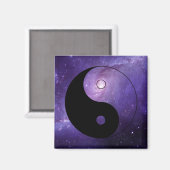Yin yang nachtelijke hemel magneet (Voorkant / Achterkant)