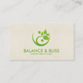 Yin Yang - Natuur Balance Visitekaartje (Voorkant)