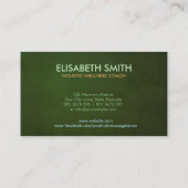 Yin Yang - Natuur Balance Visitekaartje (Achterkant)