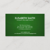 Yin Yang - Natuur Balance Visitekaartje (Achterkant)