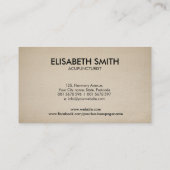 Yin Yang - Natuur Balance Visitekaartje (Achterkant)