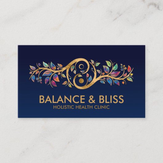 Yin Yang - Natuur Balance Visitekaartje (Voorkant)