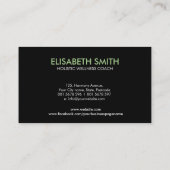 Yin Yang - Natuur Balance Visitekaartje (Achterkant)