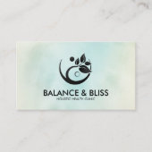 Yin Yang - Natuur Balance Visitekaartje (Voorkant)