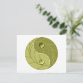 Yin Yang Natuur Briefkaart (Staand voorkant)