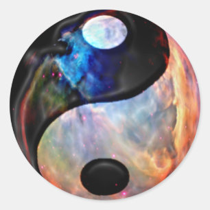 Yin Yang Nebula sticker