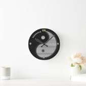 YIN YANG Neon Lichte Stijl Aangepaste Muur Ronde Klok (Huis)