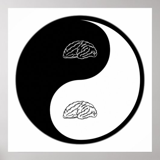Yin Yang Neuroscience Poster (Voorkant)