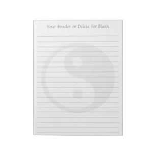 Yin Yang Notitieblok
