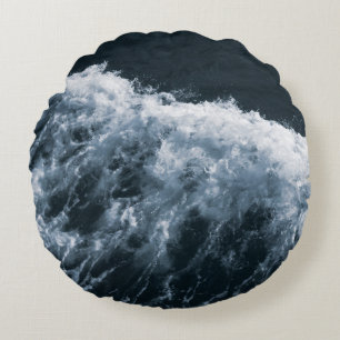 Yin Yang Oceaan Glam 1 Rond Kussen
