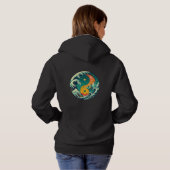 Yin Yang Oceanen Hoodie (Achterkant volledig)
