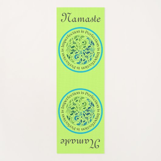 Yin Yang Olive Workout, Pilates en Yogamat (Voorkant)