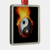 Yin Yang on Fire Ornament (Rechts)
