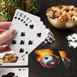 Yin Yang on Fire Pplaykaarten Pokerkaarten