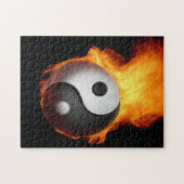 Yin Yang on Fire Puzzle Legpuzzel (Horizontaal)