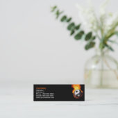 Yin Yang on Fire Visitekaartje (Staand voorkant)