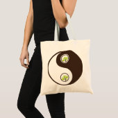 Yin Yang Organic Planet Canvas Bags Tote Bag (Voorkant (product))