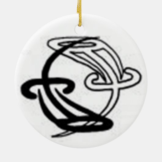 yin yang ornament (Achterkant)