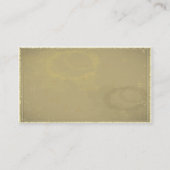 Yin Yang  oud papier Visitekaartje (Achterkant)