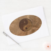 Yin Yang Ovale Sticker (Envelop)