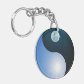 Yin yang overdag sleutelhanger (Voorkant Links)