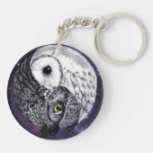 Yin Yang Owls Sleutelhanger (Achterkant)